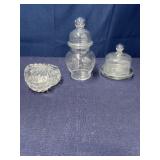 Vintage glass lot Princess House, etc. 2 to 6