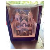 Holiday Time village church in original box