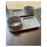 HIA International soup bowls and plates for 2