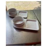 HIA International soup bowls and plates for 2