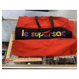 Vintage Le Supersac large bag, red