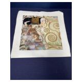 Glossy canvas print of Gustav Klimt art