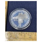 Silver coin Grandfather Mountain Highland Games