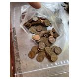 Small ziploc bag pennies unsearched