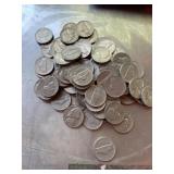 Bag lot nickels unsearched
