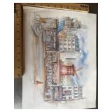 Moulin Rouge signed print 12x16 inches has c