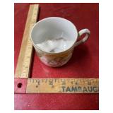 Vintage victorian design mustache cup, made in