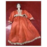 19 inch vintage porcelain doll
