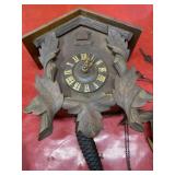 Untested vintage cuckoo clock for repair or parts