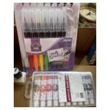 Nice crafting lot paints, brush tip markers,