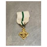 Vintage boy scout award medal
