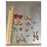 Vintage paired earrings