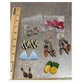 Vintage paired earrings