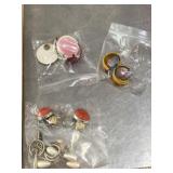 Vintage paired earrings