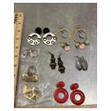 Vintage paired earrings