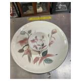 Vintage Mikasa large plate with dipping bowl and