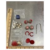 Vintage paired earrings