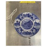 Vintage Fredericksburg plate with stand