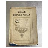 Vintage grace before meals book