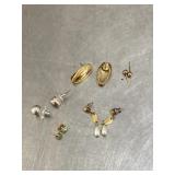 Vintage paired earrings
