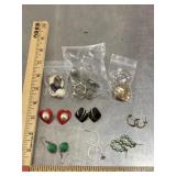 Vintage paired earrings