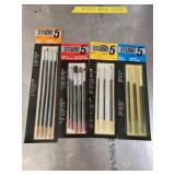 4 packs of studio 5 paint brushes