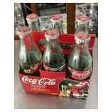 1997 empty glass coke bottles