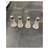 4 vintage salt and pepper shakers