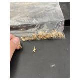 Many gold tone seahorse earrings