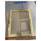 Gold tone picture frame
