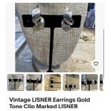 Vintage mid-century modern earrings