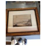 On the coast of the gulf of Genoa picture frame