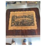 The lakes of killarney wood hanging picture
