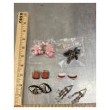Vintage paired earrings