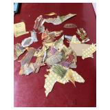 Bag lot vintage religious paper figures for