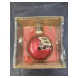 Vintage nascar glass ball ornament number 8