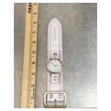 Untested white and pink watch