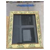 Vintage yellow design picture frame