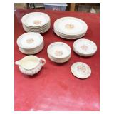Vintage Nautilus China set made in USA. Six