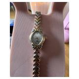 Womens tricolored watch untested with extender