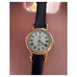 ladies watch genuine leather band untested