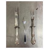 3 stainless steel kitchen utensils