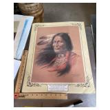Poster Native American Man with poem