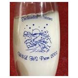 2002 Prom champagne flute Washington & Lee HS