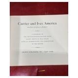 Vintage currier and ives America book