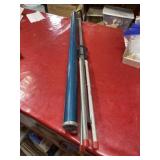 Small vintage movie screen with stand screen is