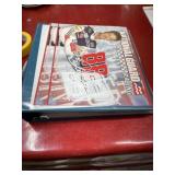 2.25-inch binder of Dale Earnhardt Jr NASCAR