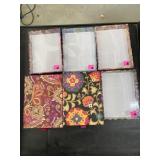 6 empty vera bradley note card boxes