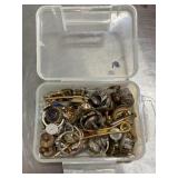Miscellaneous jewelry in clear box