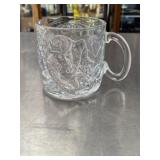 Vintage clear McDonaldï¿½s collectable mug